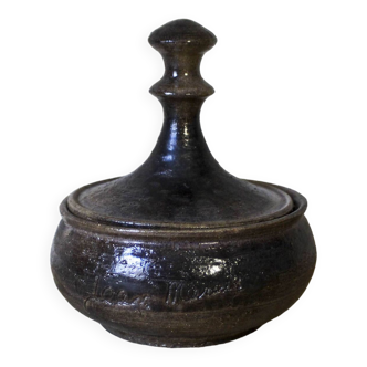 Pot couvert en céramique Jean Marais