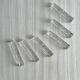 6 cut crystal knife holders, elegant table accessories