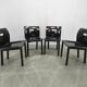 Ensemble de 4 chaises Kartell modèle 4870 par Anna Castelli Ferrieri