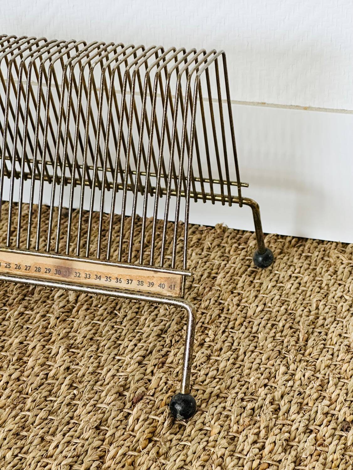 Vintage vinyl record holder 1960