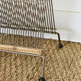 Vintage vinyl record holder 1960