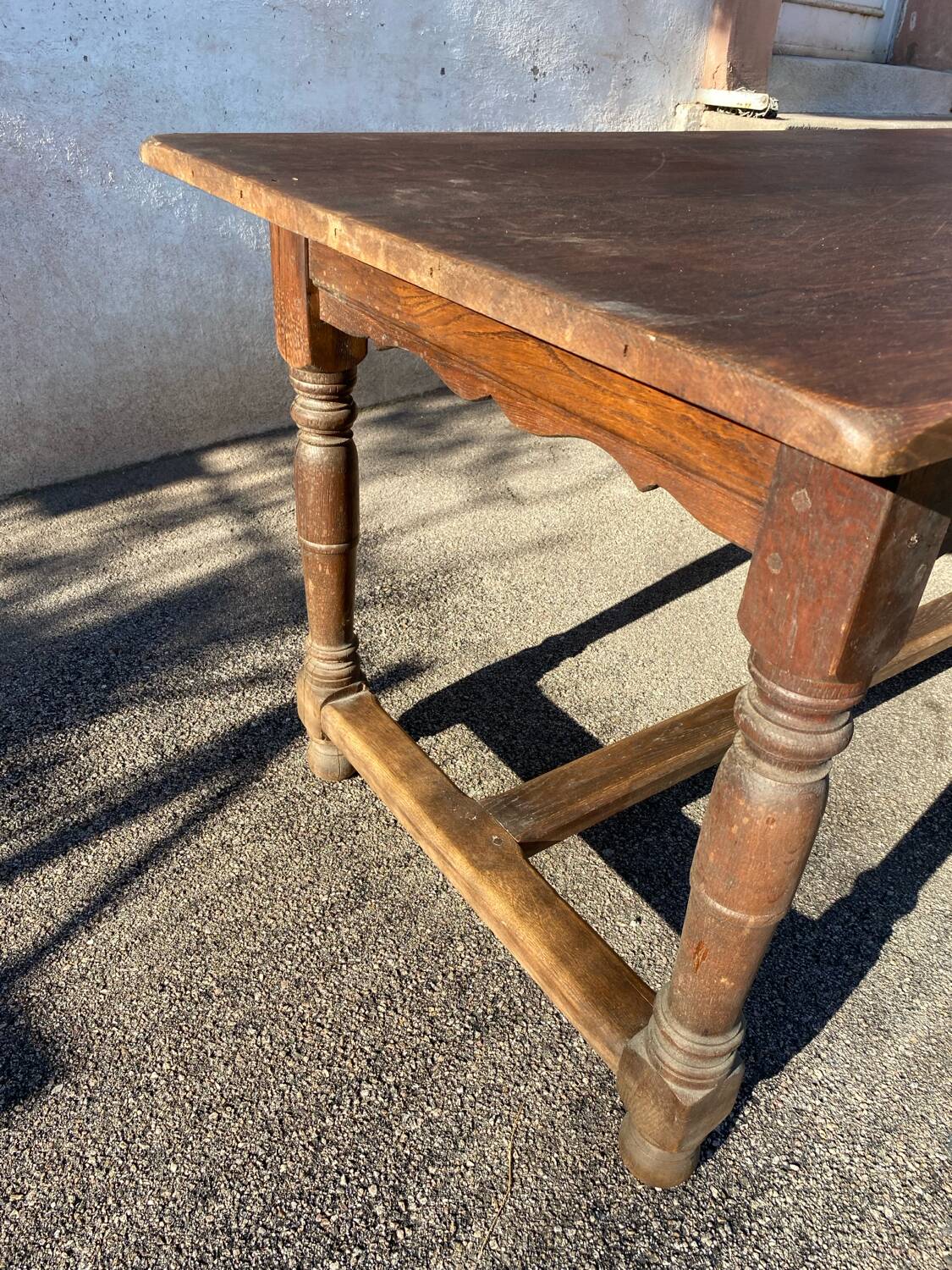 19th century Lorraine oak farmhouse table