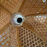 Flower hanging lamp in canning