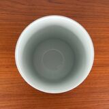 Vintage peacock vase in German porcelain by Bjørn Wiinblad for Rosenthal, 1970s.