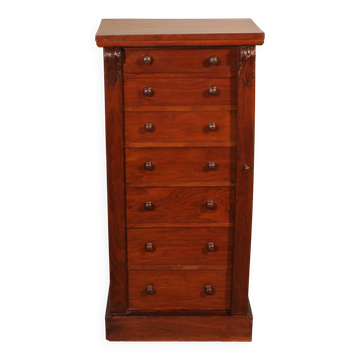 commode wellington en noyer du 19° siècle