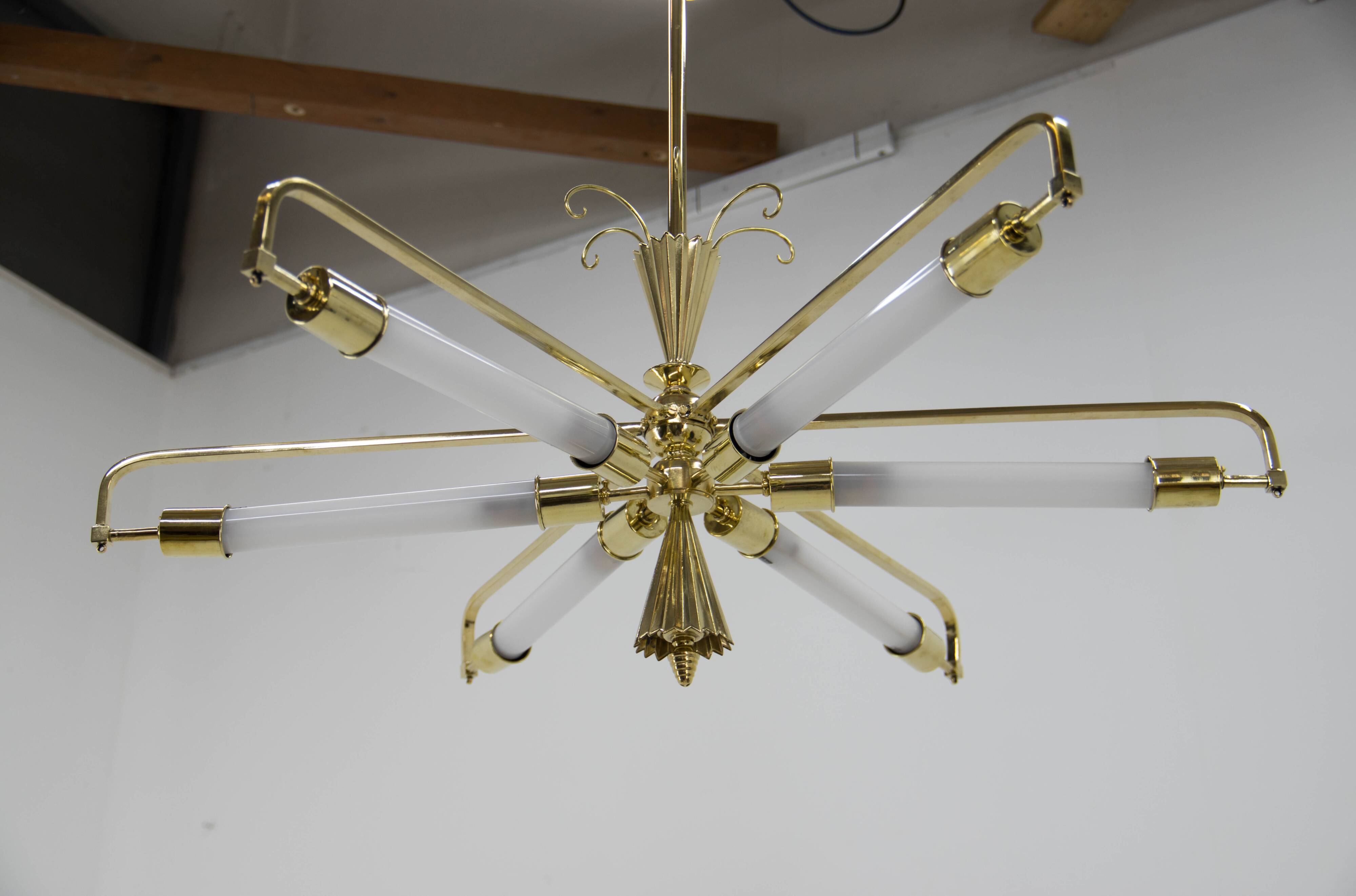 Very Rare Art Nouveau/Art Deco Chandelier, Austria, 1920s
