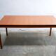 Extendable teak dining table by Gérard Guermonprez for Magnani editions