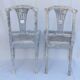 Paire de chaises cannées 1900 style Louis XVI