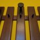 Mid century wall mounted coat and hat rack, 1960s
