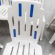 6 Mambo design chairs by Pierre Paulin, Henry Massonet line, by Stamp 1990.