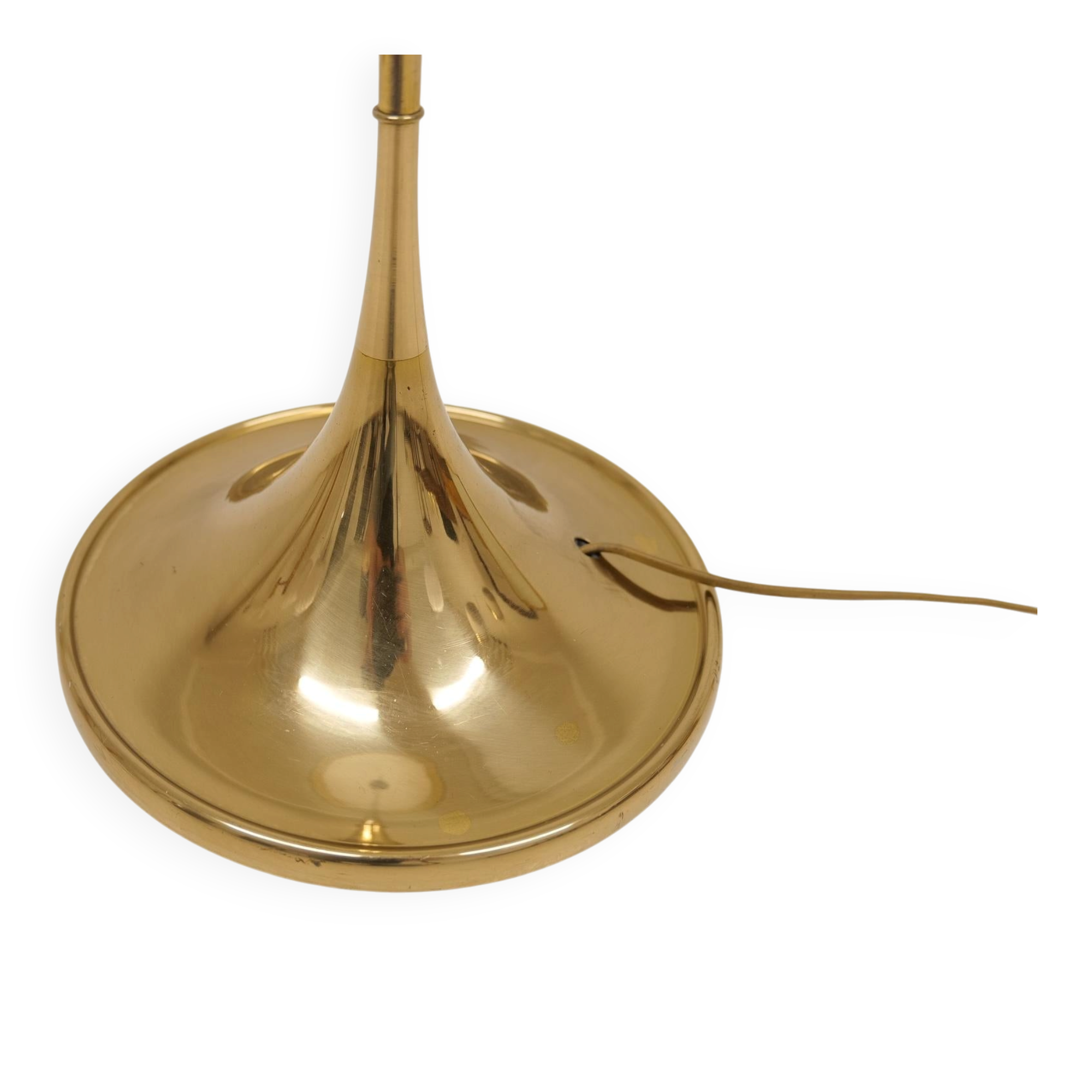 Mid-century brass floor lamp Bergboms G-024, Sweden, 1960s