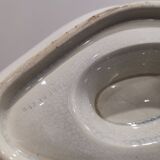 Iron earth gravy boat Moulin des Loups and Hamage Nord, red mulberry