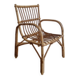 Fauteuil rotin enfant
