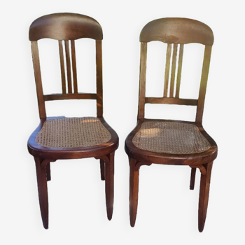 Pair of art nouveau chairs