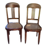 Pair of art nouveau chairs