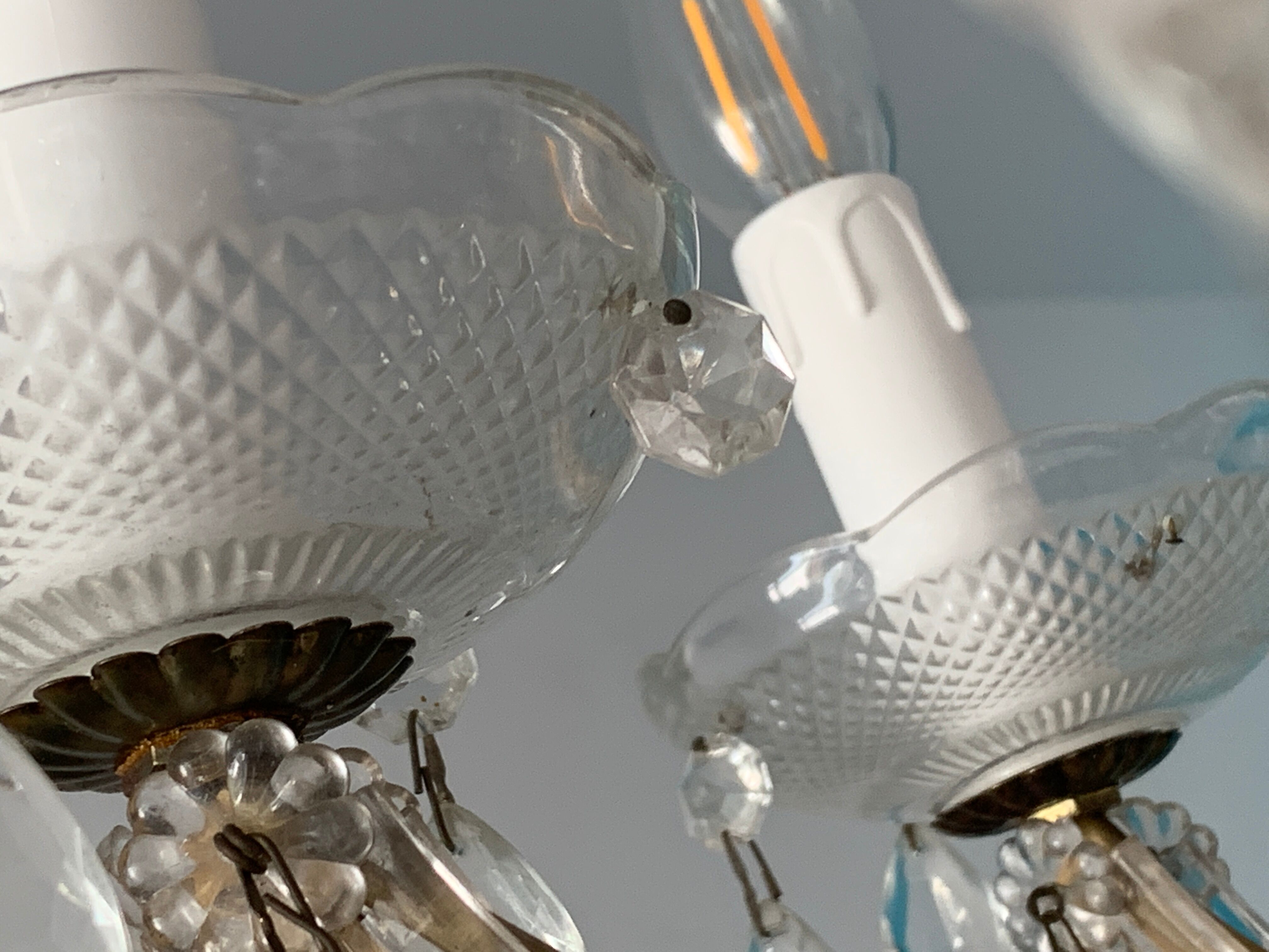 Lustre Marie Thérèse, 8 pampille fires, 1970