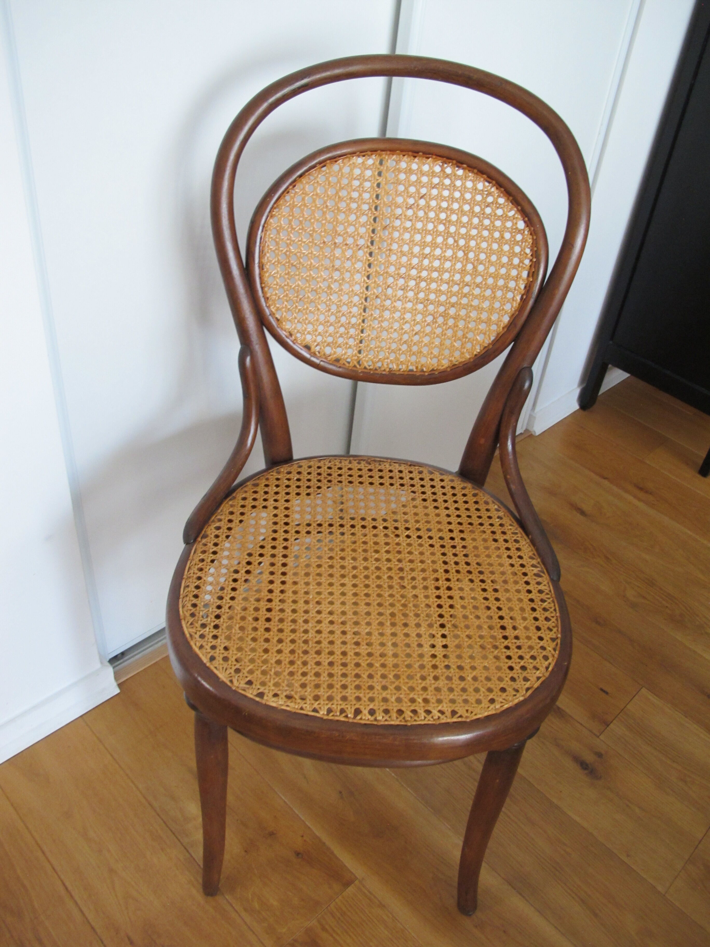 Set of 2 canne chairs Thonet No.11 bistro style