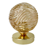 Vintage globe lamp electrified electrified to new