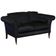 Upholstered canapé with a light hardwood frame, Art Deco style.