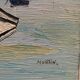 Huile sur toile bord de mer