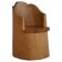 Modern Stump Armchair in Solid Pine, by a Swedish Cabinetmaker, Wabi Sabi, 1960s