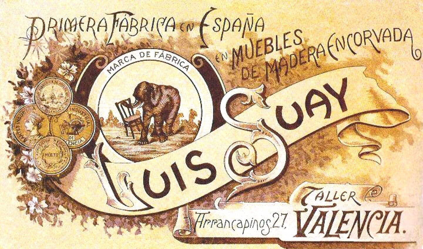 Bistro chair by Luis Suay, Valencia, 1920 - Not Thonet -