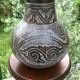 Handmade earthen vase