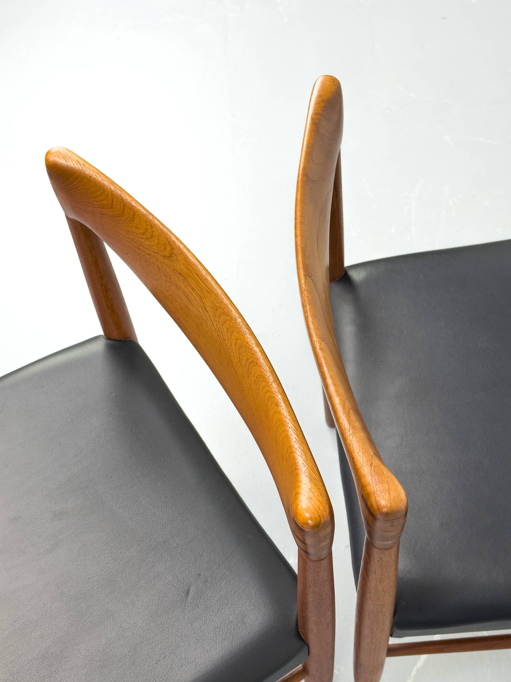Danish Teak Dining Chairs by H. W. Klein for Bramin, 1960s, Set of 4