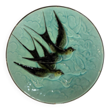 Rare swallow plate barbotine
