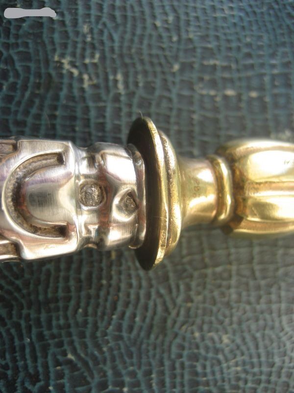 Silver and Vermeil pie shovel
