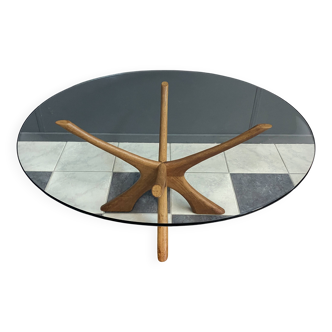 Coffee Table Model T-118 by Illum Wikkelsø for Niels Eilersen 1960