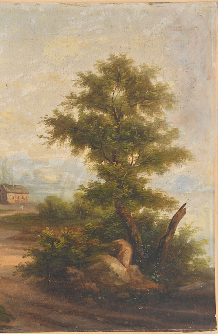 Oil on canvas Landscape countryside