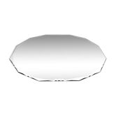 Miroir biseauté art deco années 30 40 59x42cm