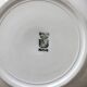 Salad bowl in white earthenware iron earth Digoin Sarreguemines