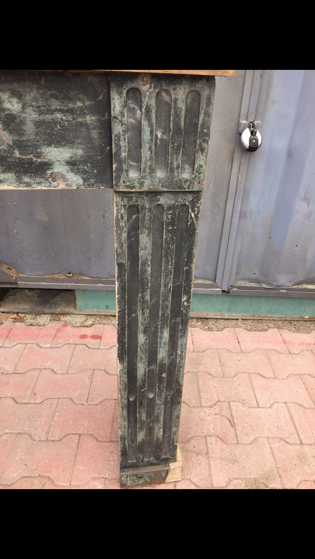 Old fireplace mantle