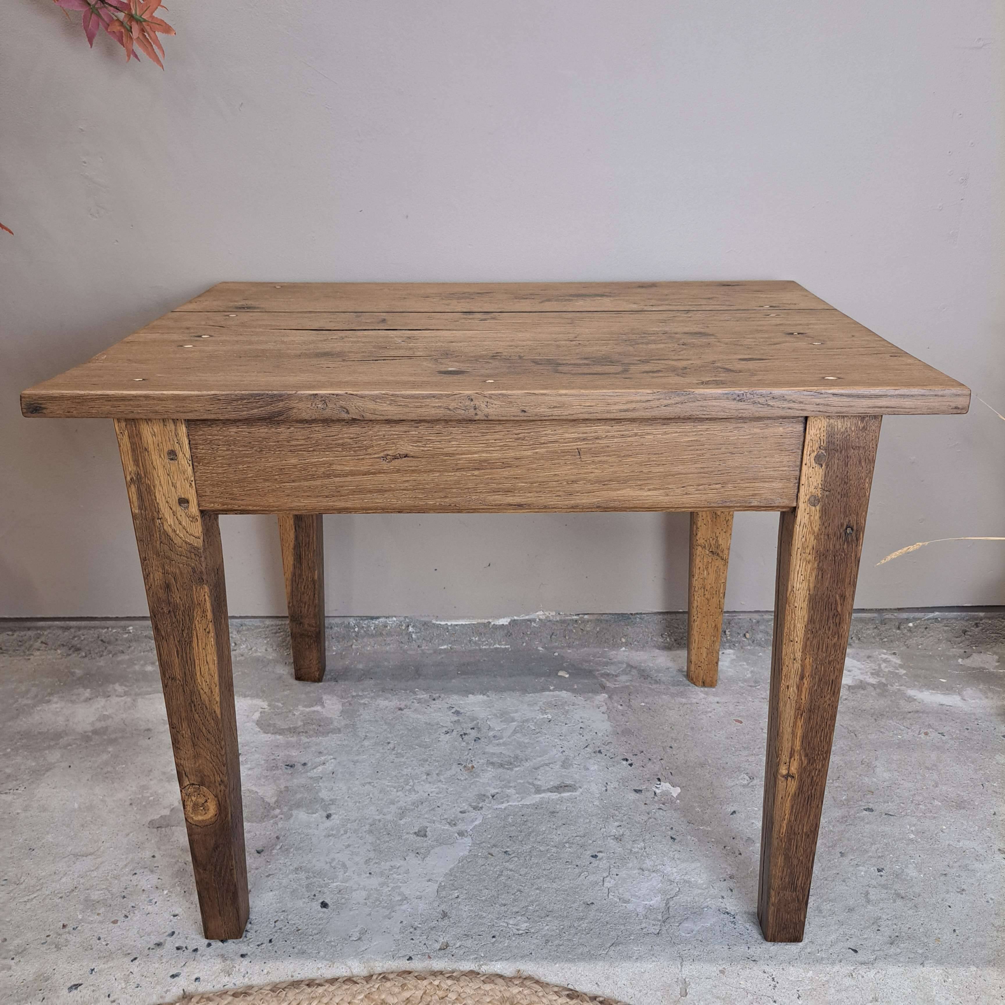 Small wooden table