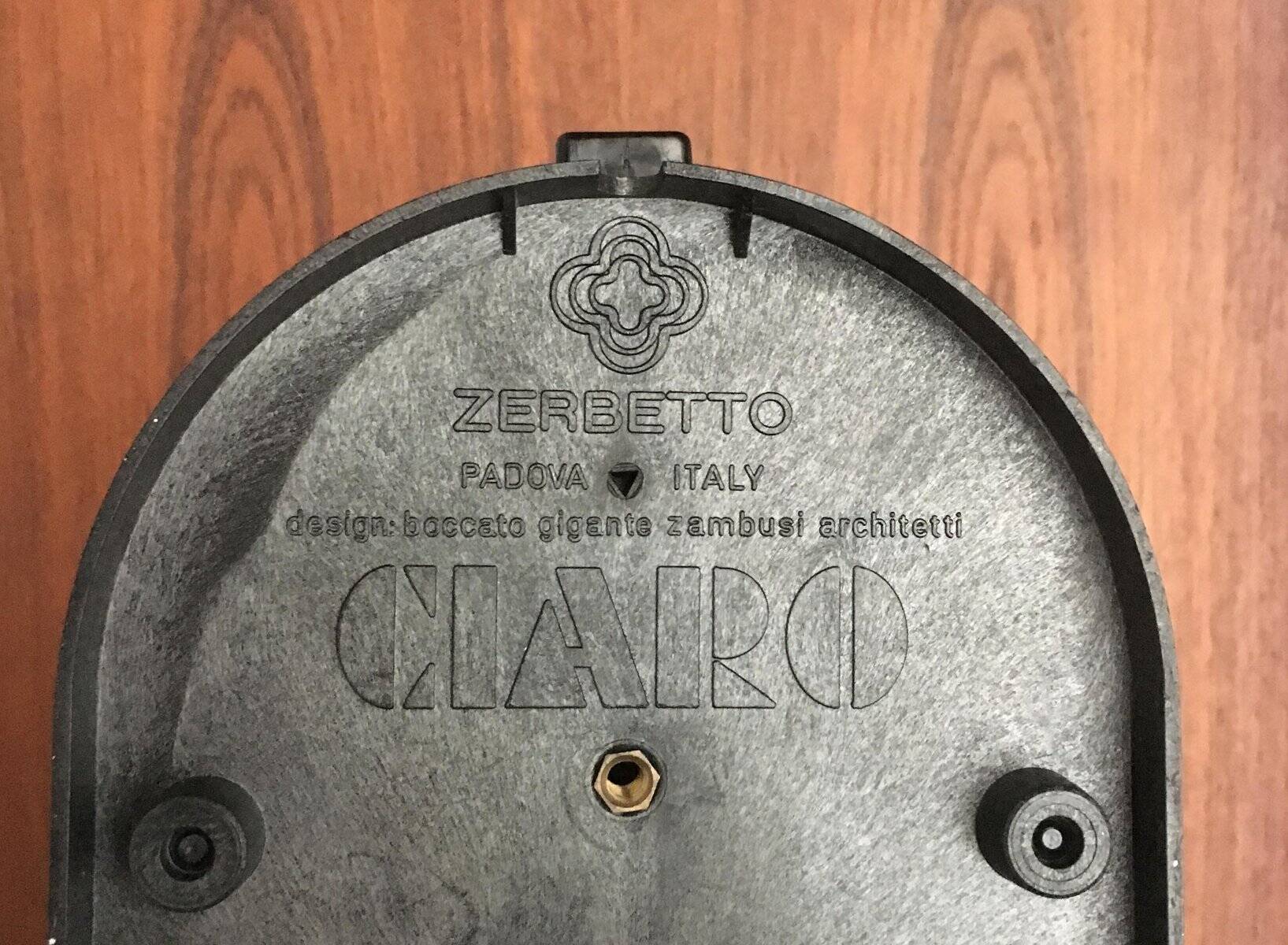 Lampe de table italienne Ciaro par Boccato Gigante Zambusi Architetti pour Zerbetto, années 1970