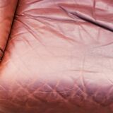 Pair of armchairs and De Sede sofa in cognac leather from the 70s/80s