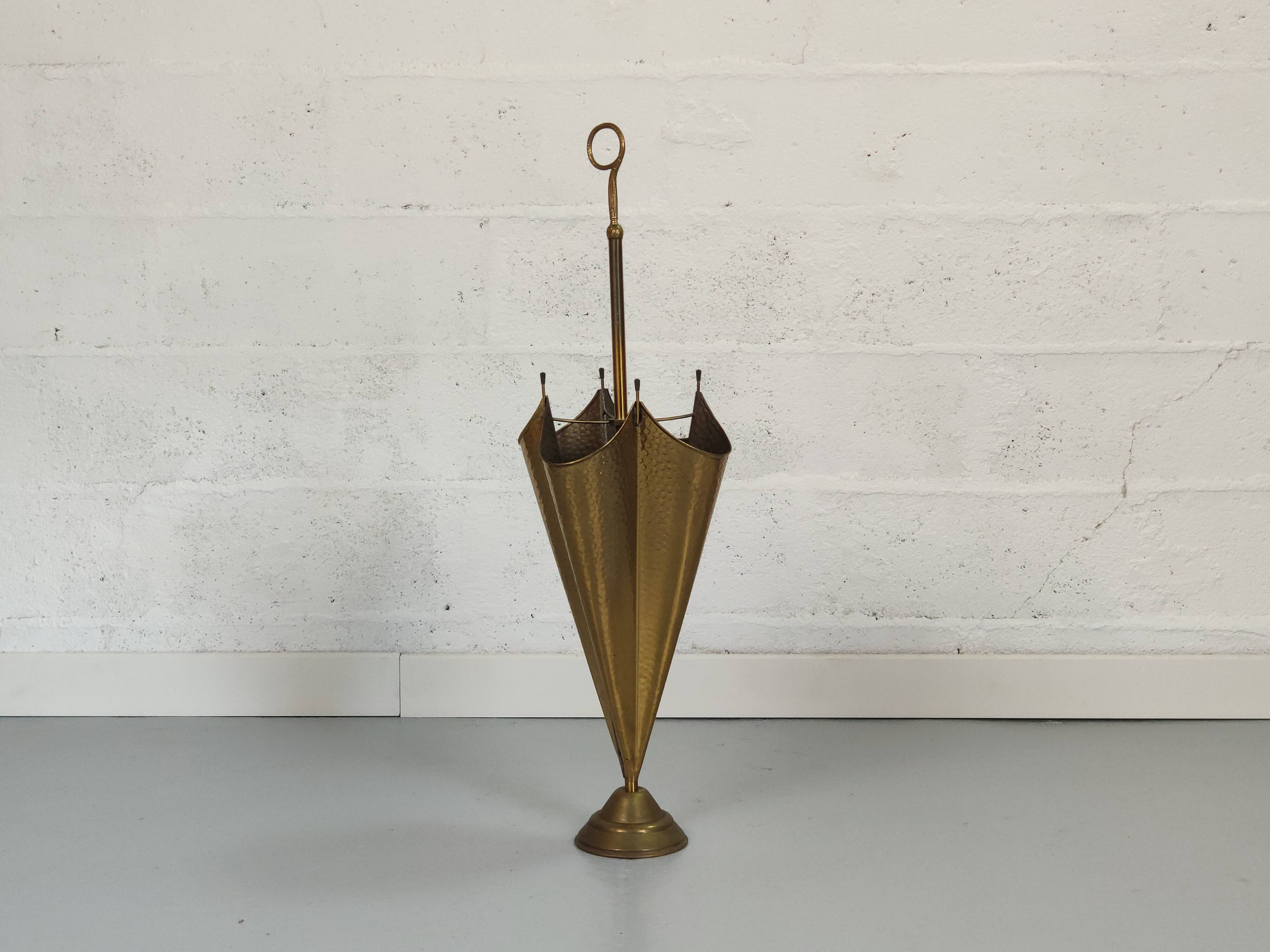 Porte parapluie vintage laiton