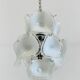 Gino Vistosi Murano glass chandelier with glass discs