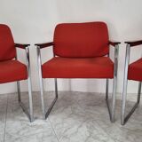 Ensemble de trois fauteuils des années 1970