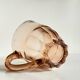 Vintage amber-pink glass pitcher 1 liter