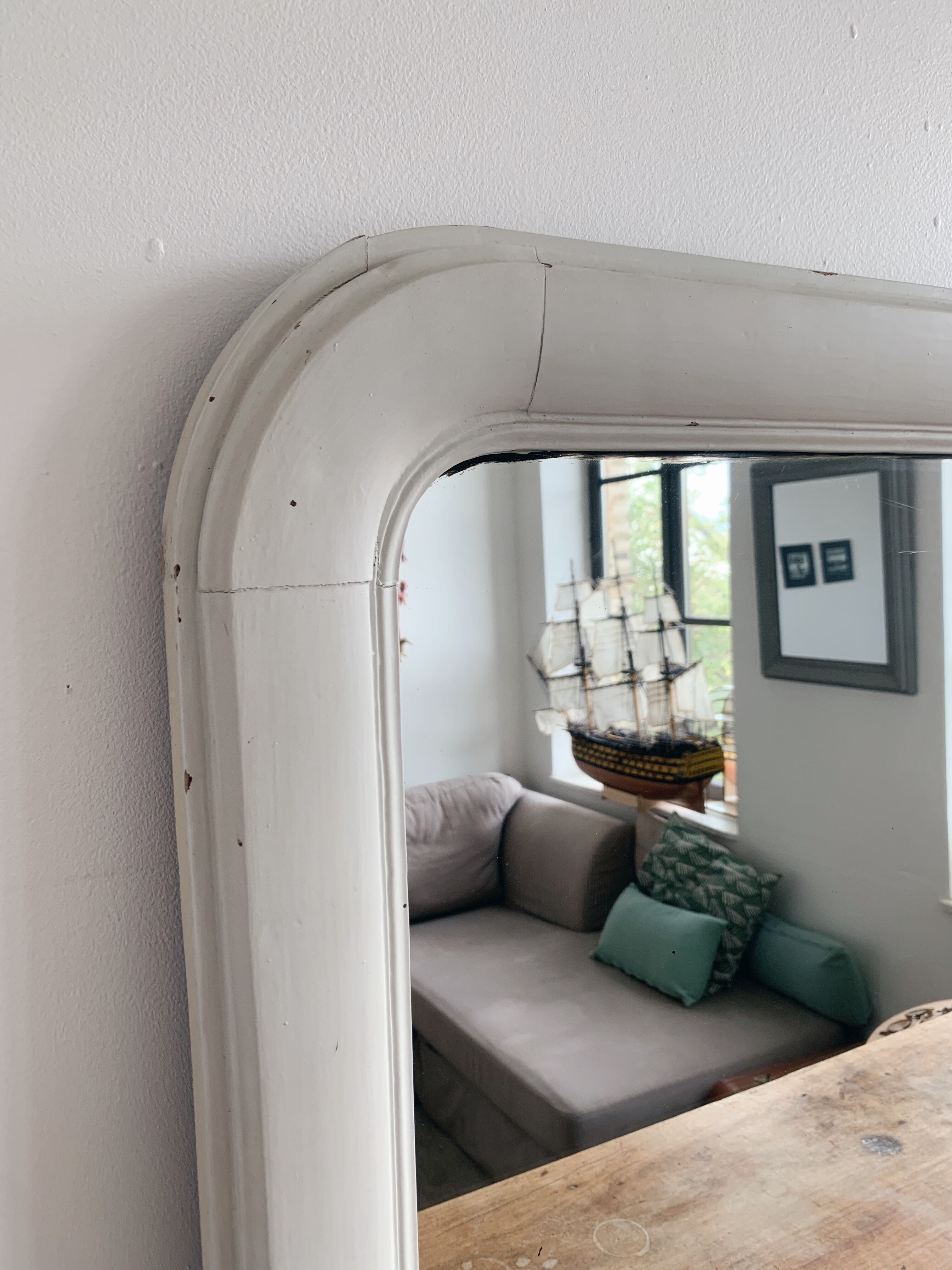 Horizontal Louis-Philippe mirror