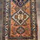 Antique handmade Heriz Karaja rug
