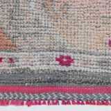 3x10 pastel wool vintage runner rug 309x98cm