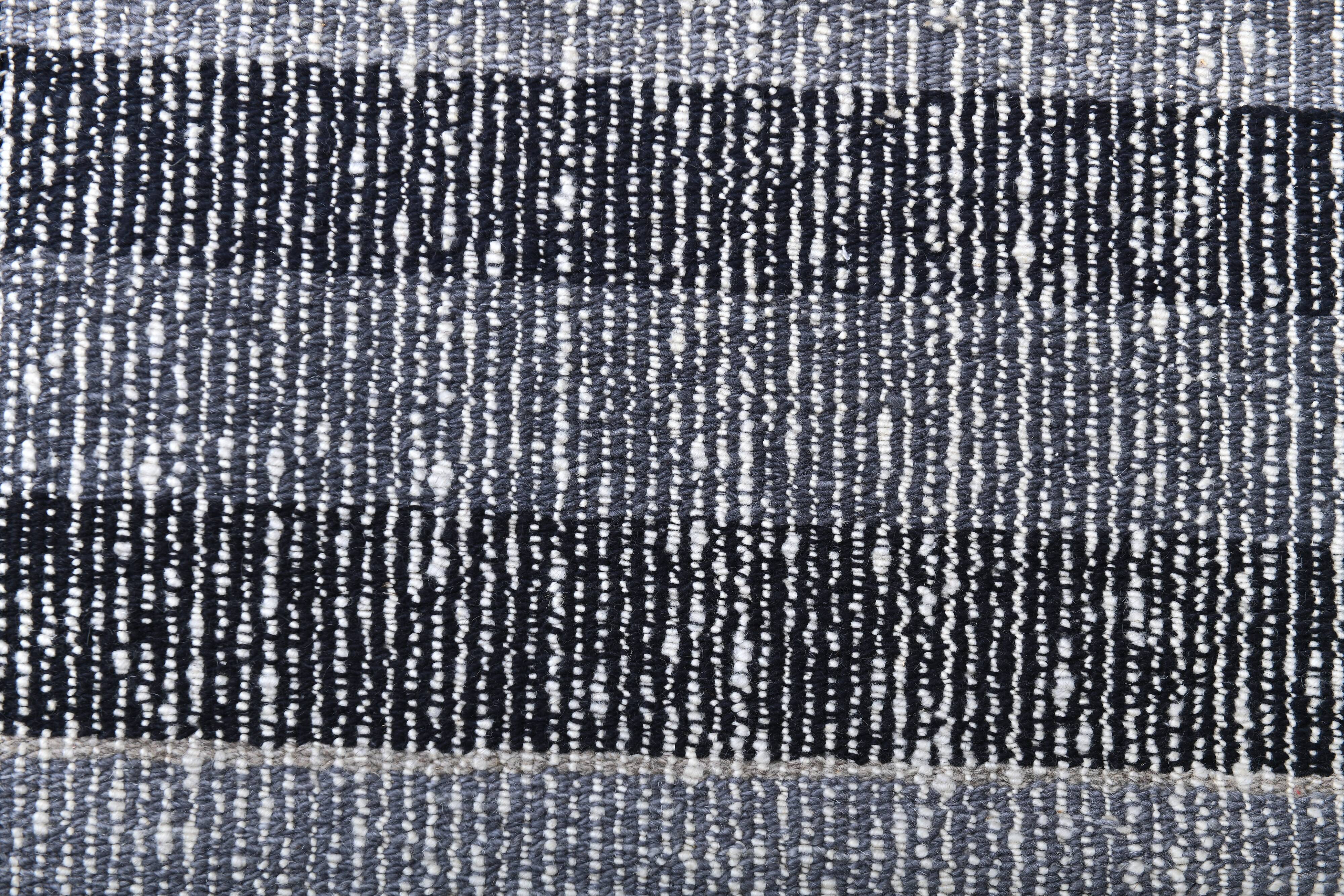 black blue kilim rug 140x210 cm, small kilim rug from turkey, wool kilim