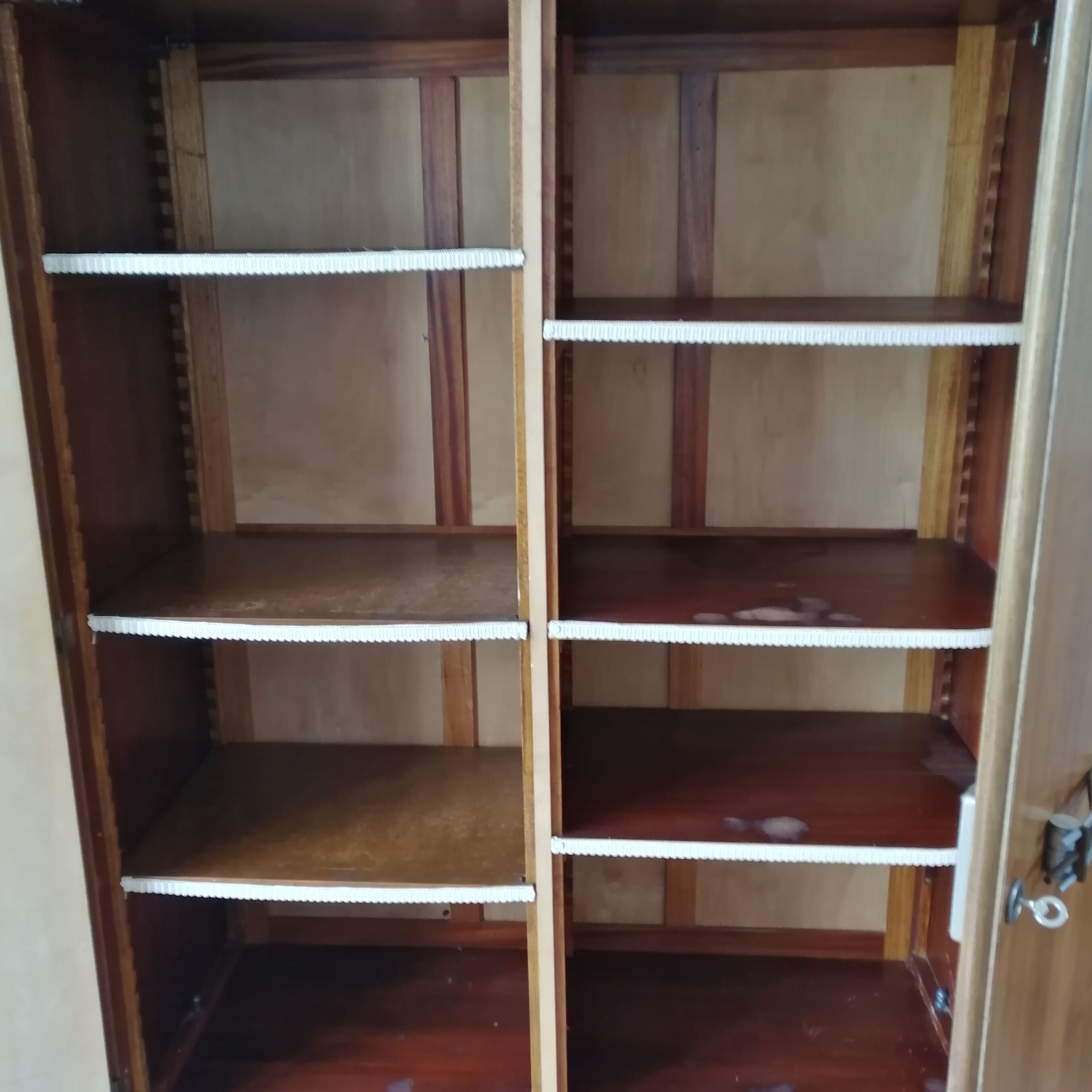 Asymmetrical art deco wardrobe