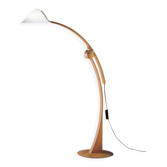 Domus Pollo floor lamp in modular wood