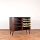 Mid-Century Danish Teak Tambour Doors Sideboard, 1960s