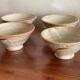4 bowls in Japanese decoration stoneware